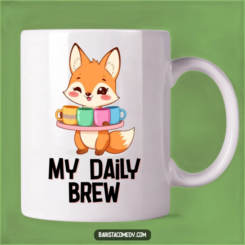 Funny Smiling Fox Mug: A Cheerful Coffee Lover's Perfect Gift!