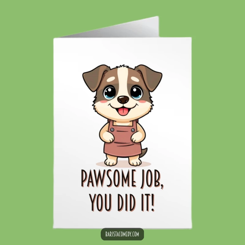 Free Printable Dog Congrats Card - Barking Good News Downloadable Gift