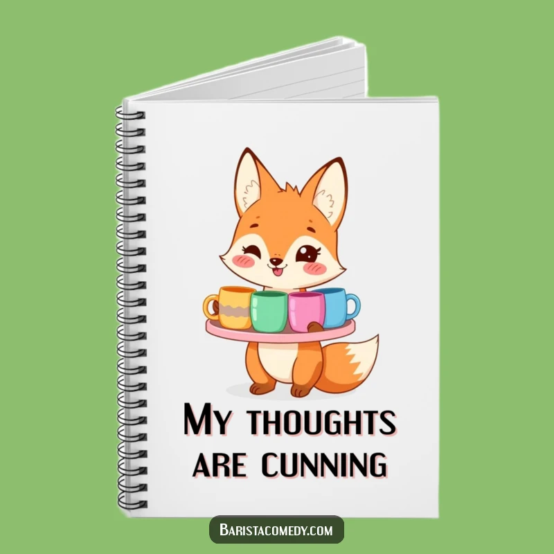 Funny Smiling Fox Notebook: Capture Ideas with Joyful Flair!